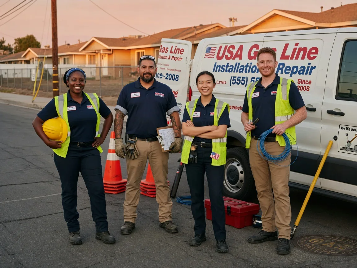 Gas Line Installation company in Belpre, KS